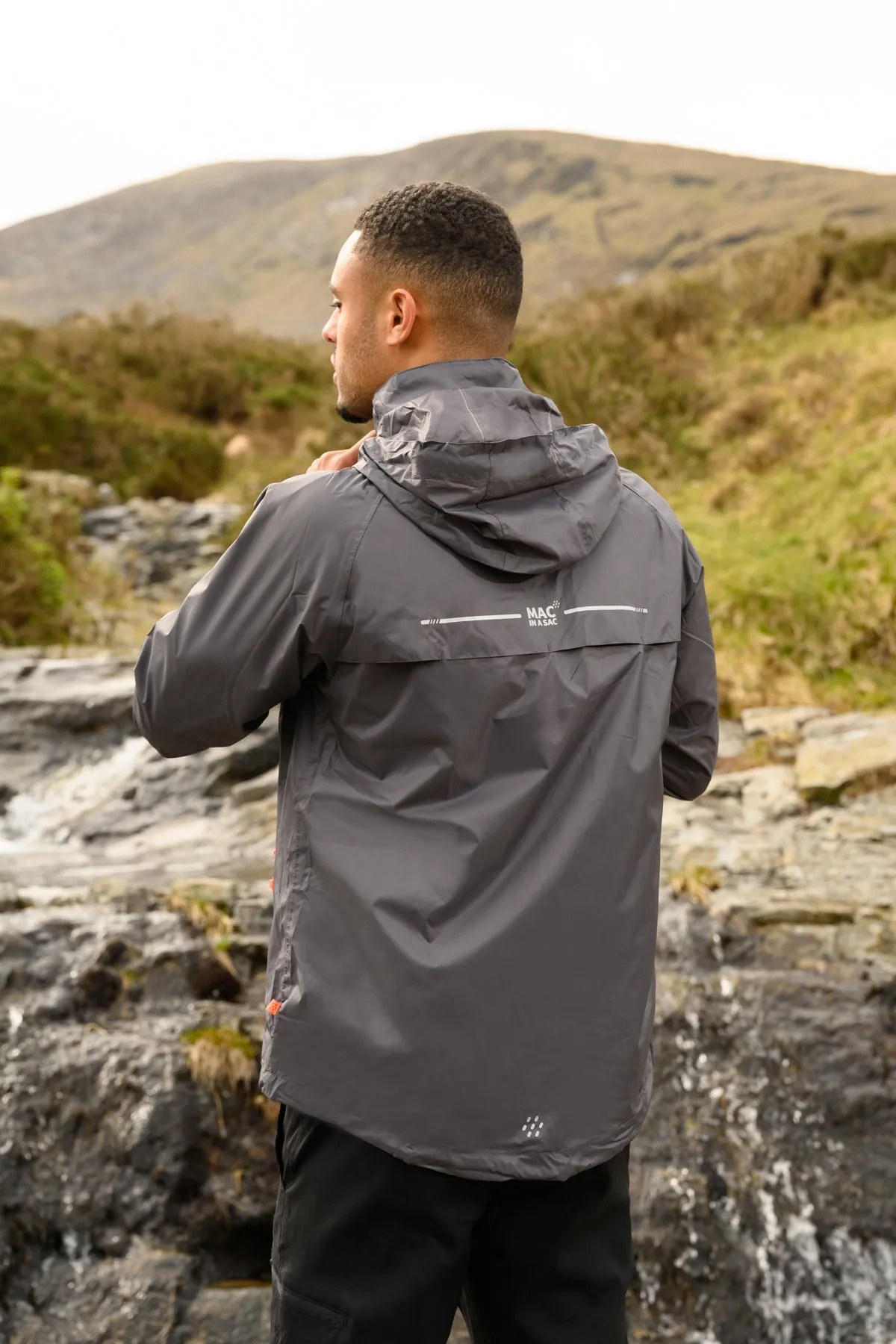 Origin Packable Waterproof Jacket - Black