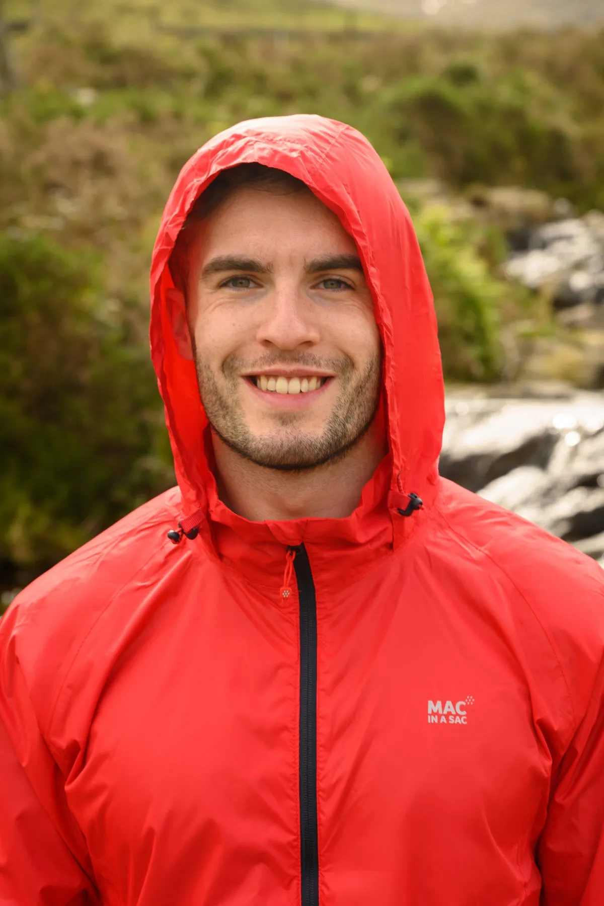 Origin Packable Waterproof Jacket - Red