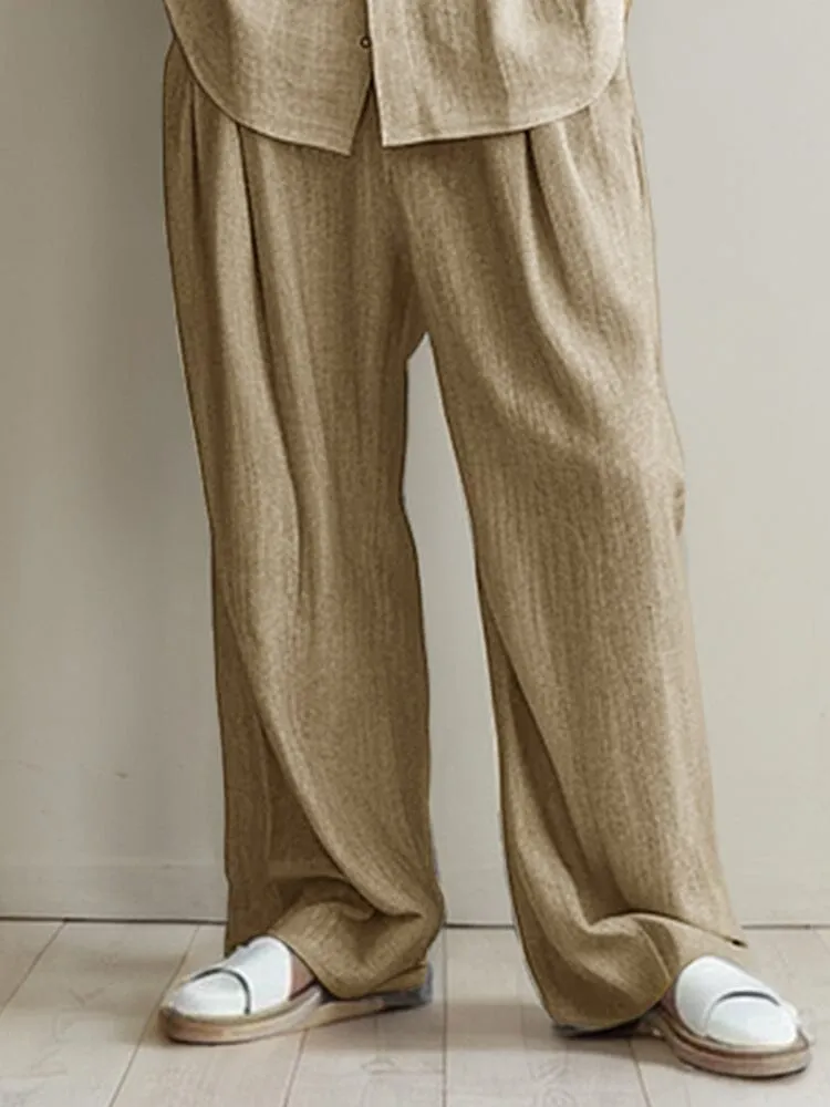 Premium Soft Linen Blend Shirt Set