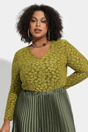 Ritera Stylish Allover Floral Long Sleeve T-Shirt