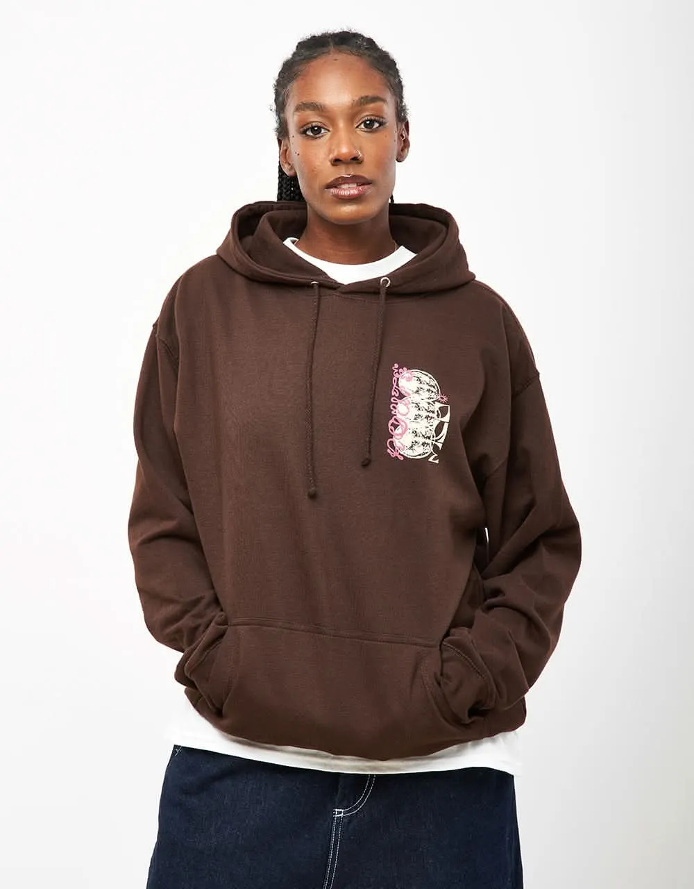 Route One Nothing Pullover Hoodie - Hot Chocolate