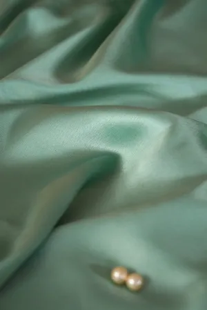 Sea Green Dyed Satin