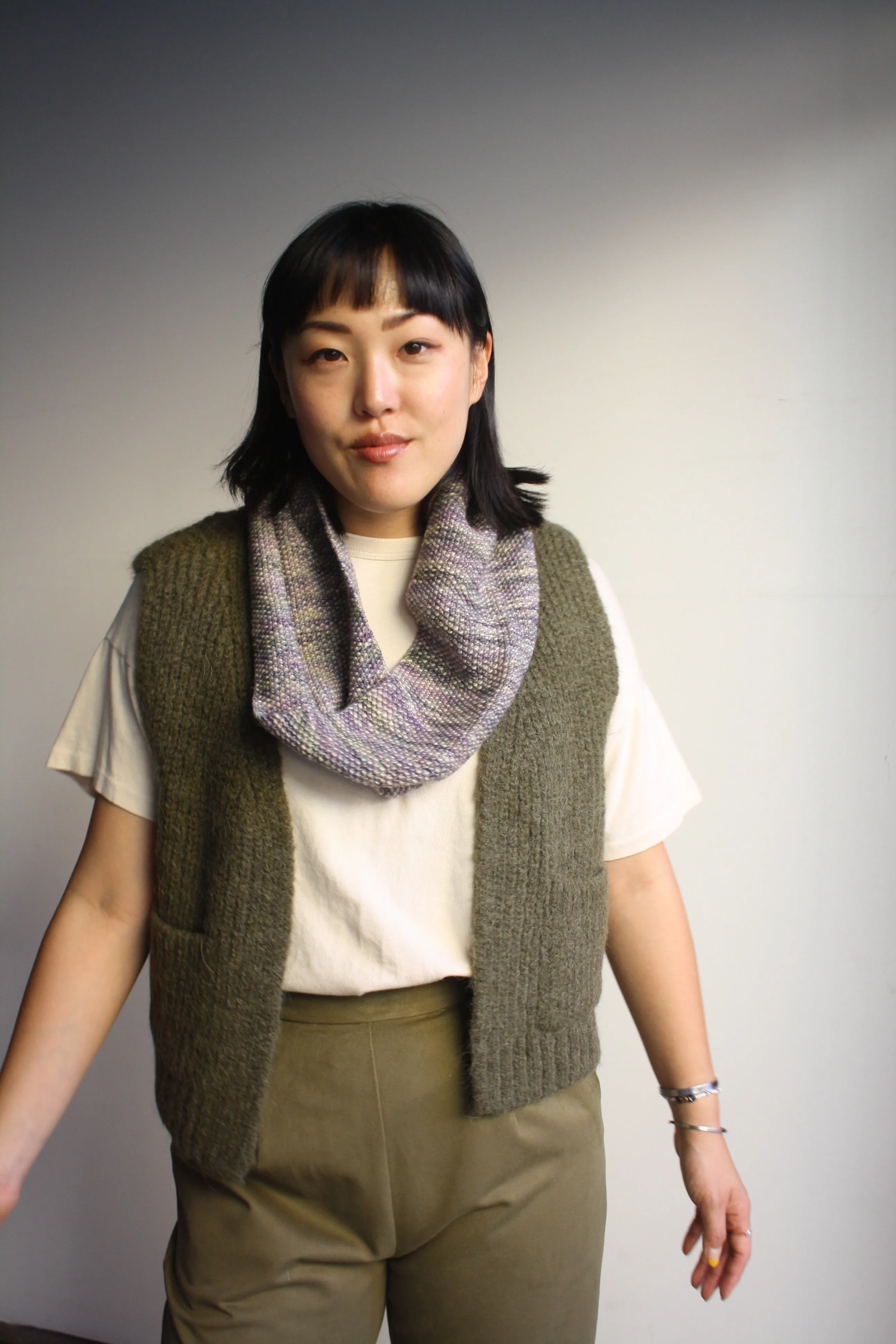 Seed Stitch Cowl
