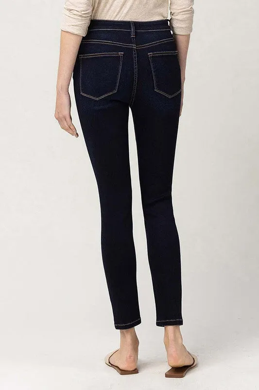 Super Soft High Rise Crop Skinny Jeans