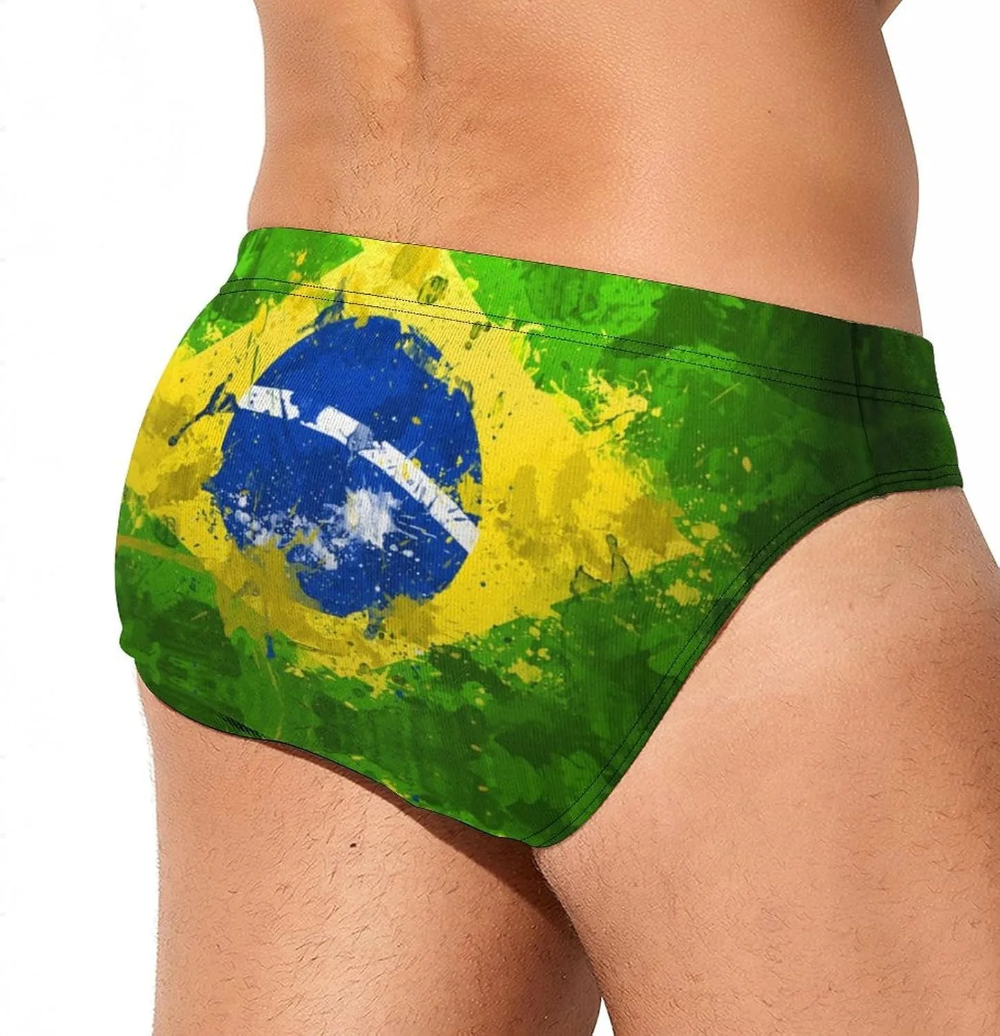 TAIZIYEAH American Flag Men's Swimwear Pants Swimming Trunk Board Shorts Swimsuits Pool
