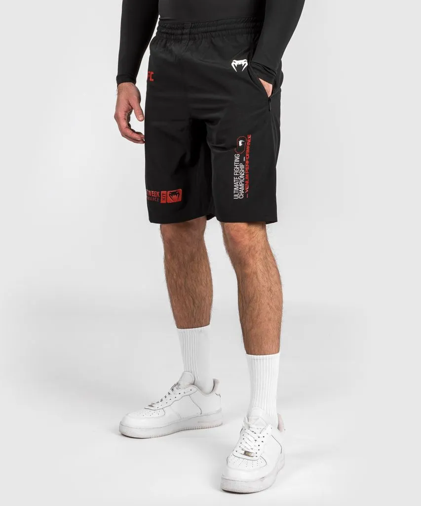 Venum VNMUFC-00180-001 UFC Adrenaline Fight Week Performance Men’s Shorts S-XXL Black