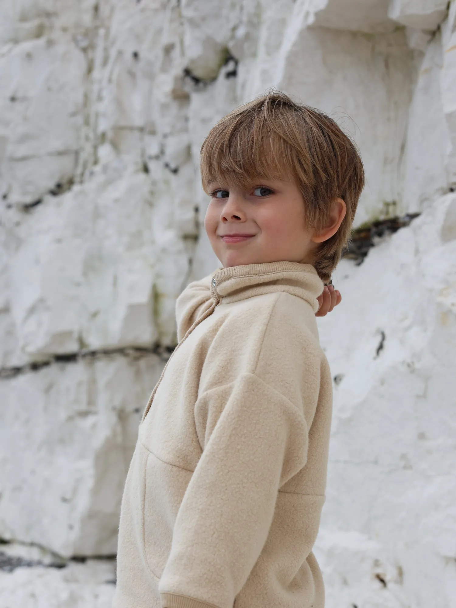 Warm Sand Fleece Sweatshirt