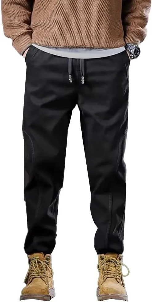 XYGJZ Men's Casual Cargo Pants Outdoor Harem Pants with Pockets RY19