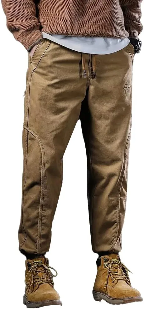 XYGJZ Men's Casual Cargo Pants Outdoor Harem Pants with Pockets RY19